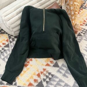 Lululemon Half zip oversized scuba M/L